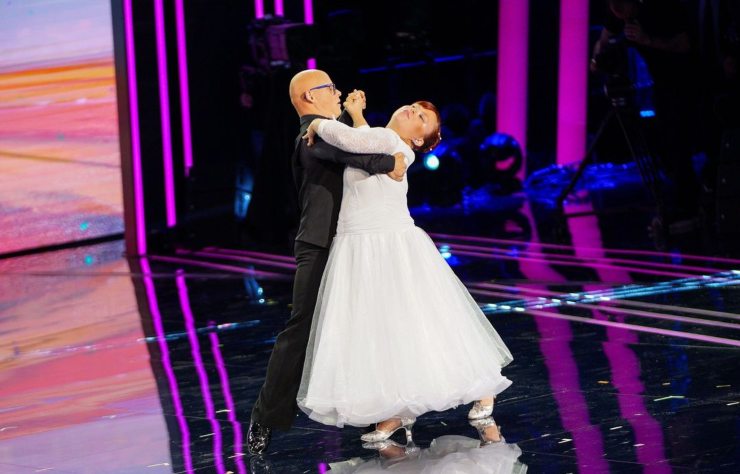 Andrea e Stefano tango e quickstep sul palco di Tu si que vales