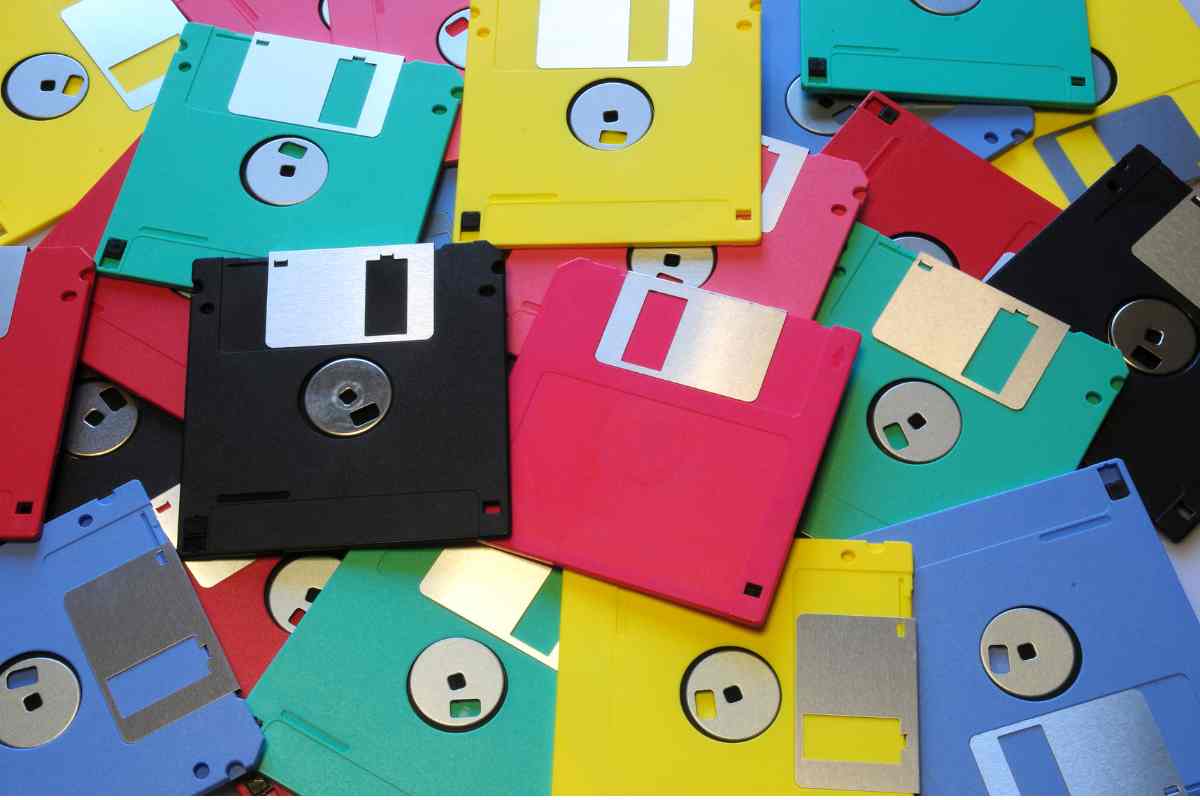 Floppy disk idee per riciclarli